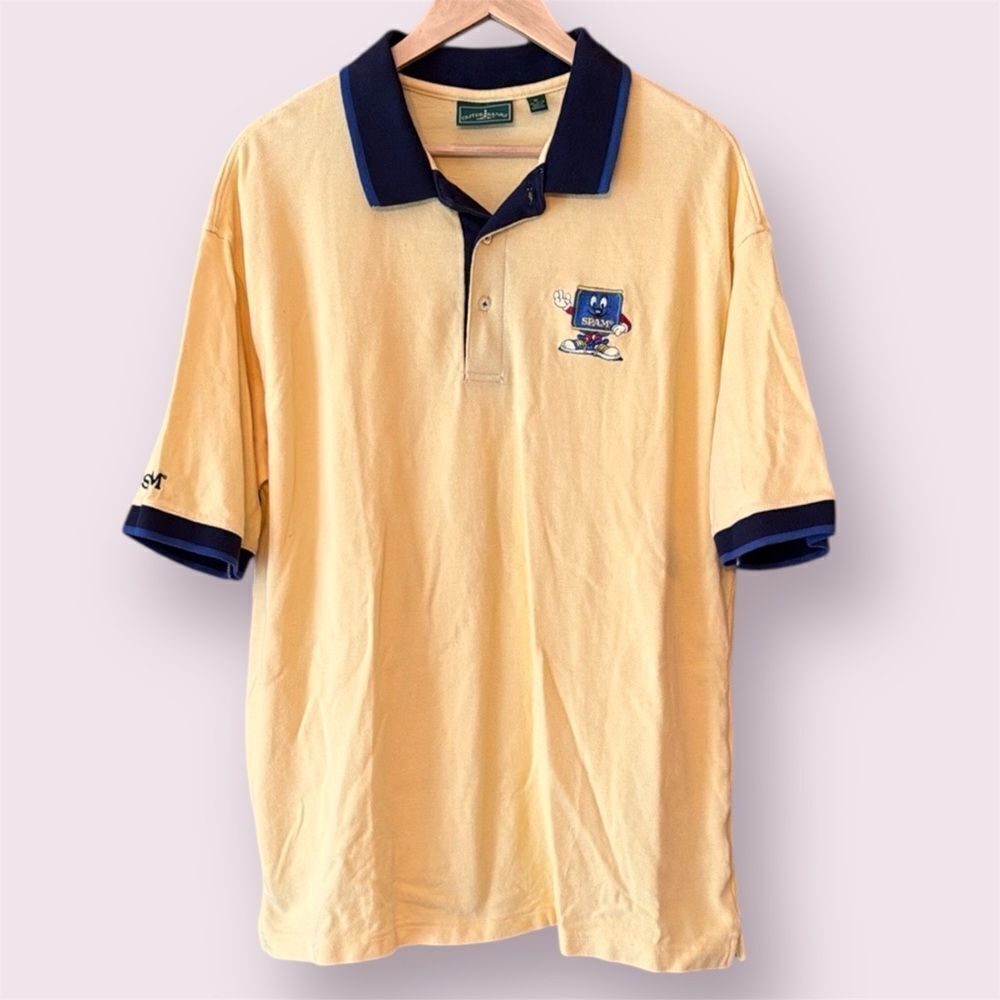 SPAM Vintage Outer Banks Polo Shirt Spam Embroidery